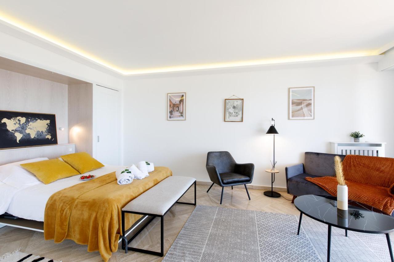 Suite Riviera - Sea View - Clim - 50M Plage - Residence De Standing - Spacieux 180 M2 - Parking Канны Экстерьер фото